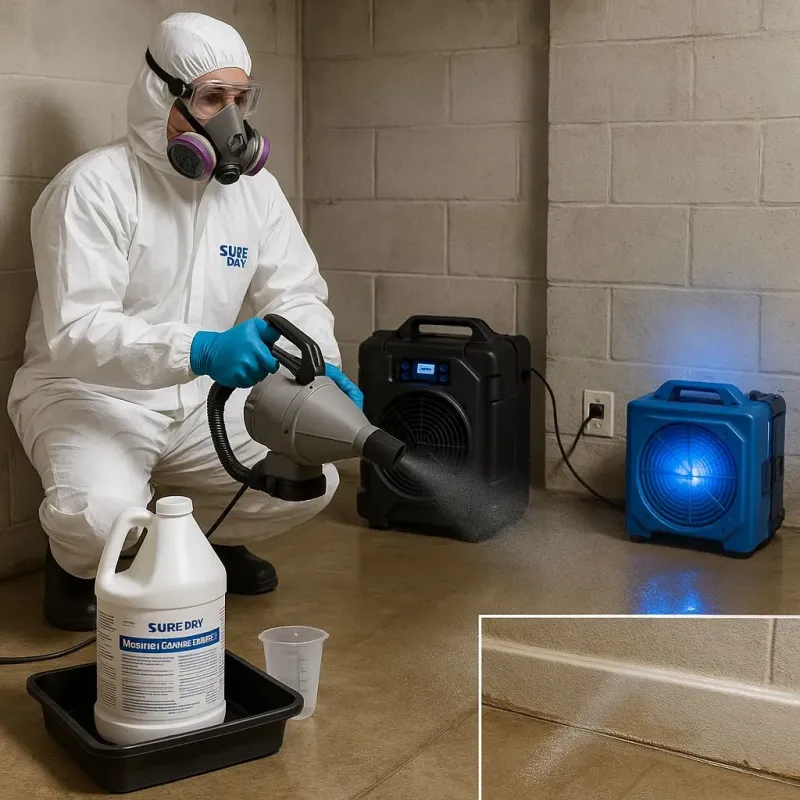 Sanitization and Odor Removal process in Shelburne, MA
